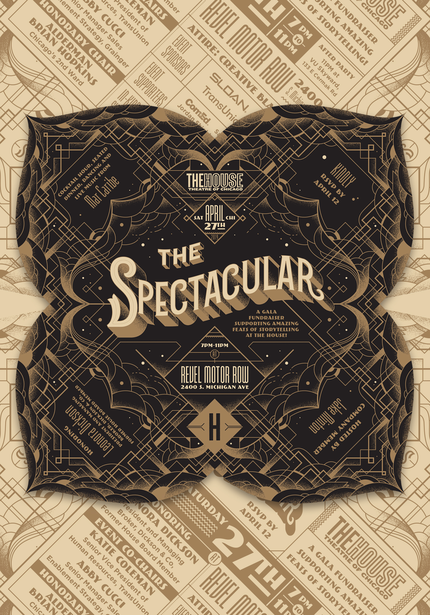 House Theatre Spectacular Invite