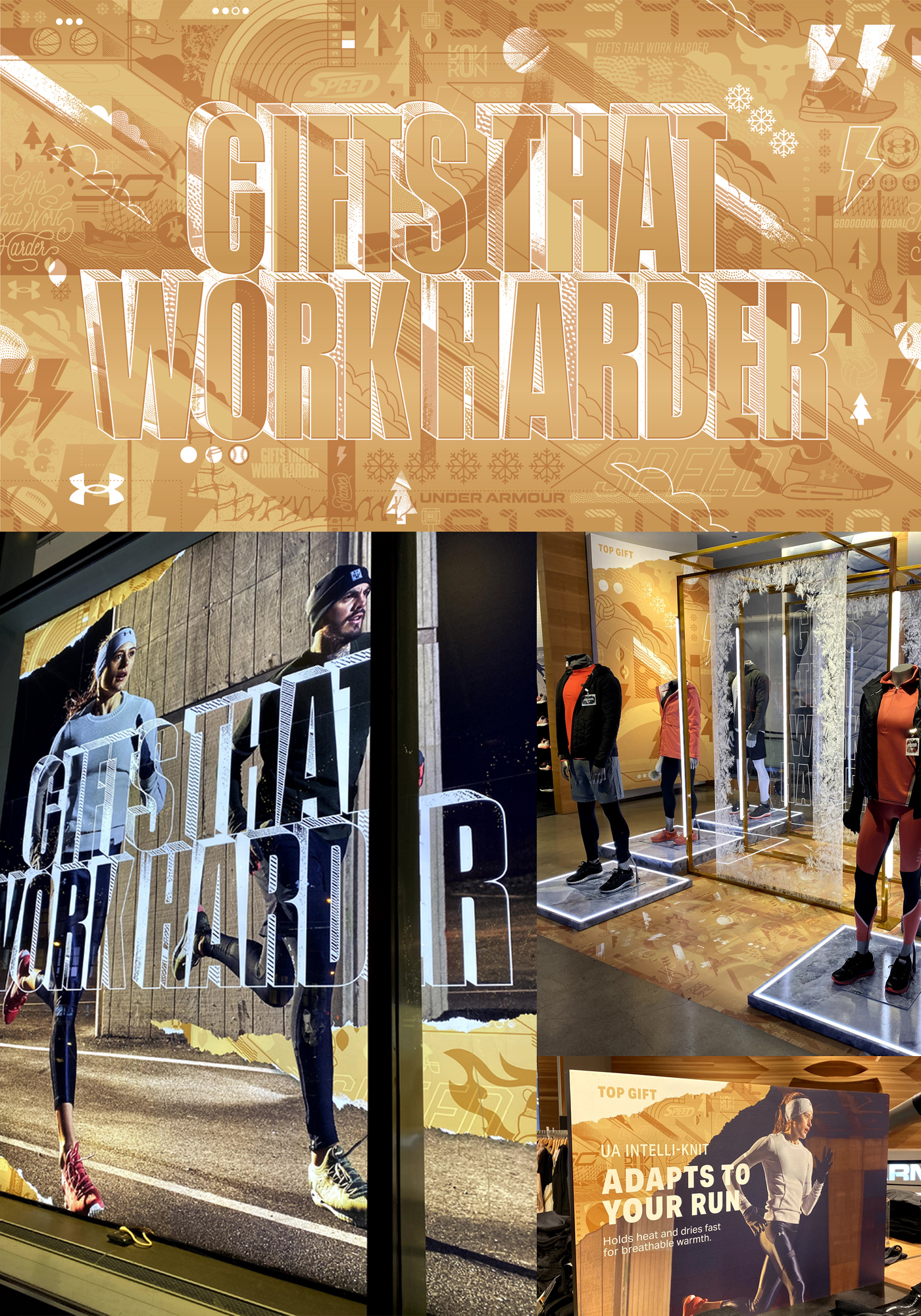 Under Armor Holiday In-Store Graphics