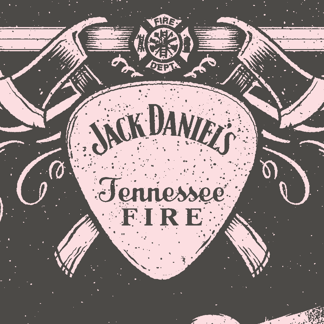 Jack Daniels Tennessee Fire Poster
