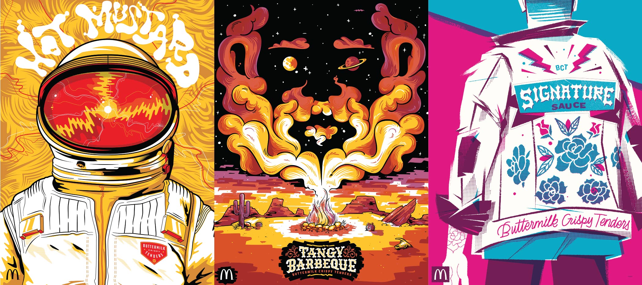 McDonalds Sauce Posters